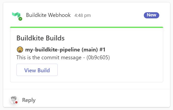 Using AWS to Send Buildkite Notifications to MS Teams