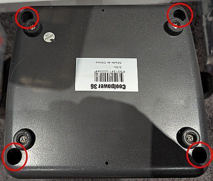 Bottom Screws